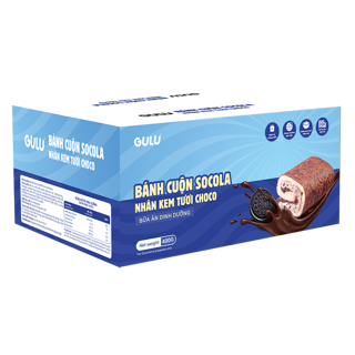 Bánh Cuộn Socola Nhân Kem Tươi Choco